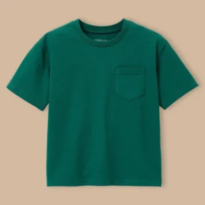 Jungen T-Shirt, unifarben – Bio-Baumwolle