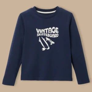 Jungen T-Shirt mit Druckmotiv – Bio-Baumwolle