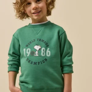 Kinder-Sweatshirt Cyrillus x PEANUTS(TM) – Snoopy Kollektion