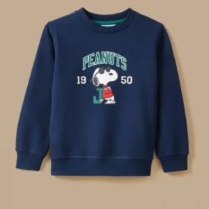 Kinder-Sweatshirt Cyrillus X PEANUTS™ – « Snoopy » Kollektion