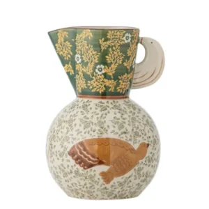 Krug Florin – Handbemaltes Steingut mit floralen Motiven