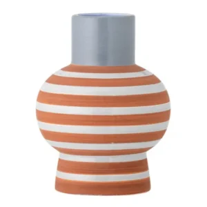 Vase Mara - Orange, aus Steingut