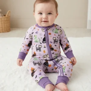 Spooky Cat Squad Bamboo Convertible Zippy