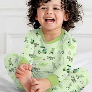 Daddy Golf Team Bamboo Two Piece Long Sleeve Pajama Set