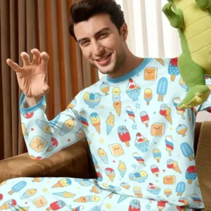 American Ice cream Bamboo Men's Pajama Set