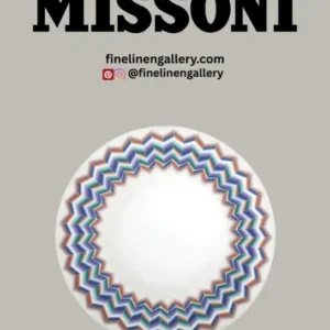 Missoni Home Charger Plate ZIG ZAG Jarris 148 diam. 12.5" - Palais Royal Linen Gallery