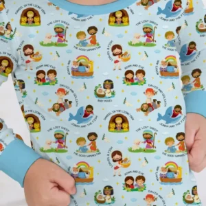 Bible Stories Bamboo Two Piece Long Sleeve Pajama Set