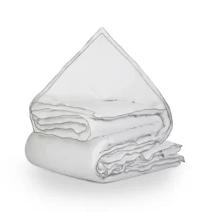 Perkal Cotton Touch 4-Jahreszeiten Bettdecke Weiß