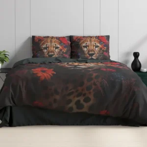 Bettwäsche Leopardo Multi Bettbezug mit Kissenbezug