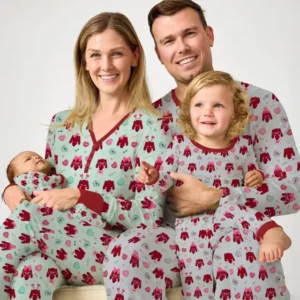 Dachshund Is My Valentine Bamboo Men's Pajama Set