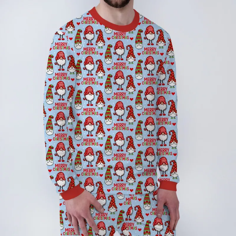 Gnomie Christmas Bamboo Men's Pajama Set