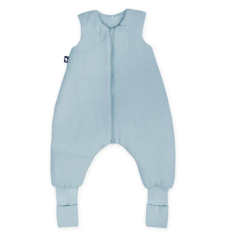 Musselin Schlafoverall Player, Denim