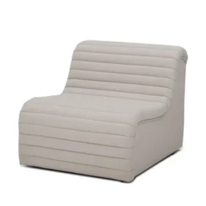 Lounge Sessel Taupe - im modernen Retro Look