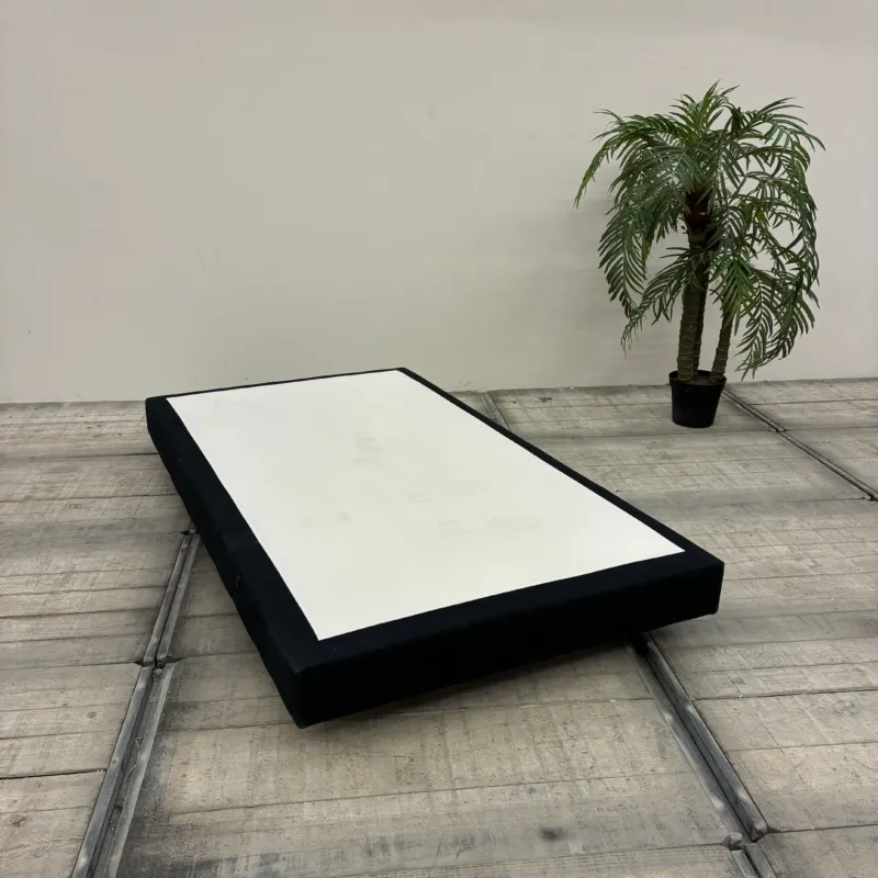 Boxspringbett Bettgestell 110x200 Einzelbett Schwarz Weiß Bett Gebraucht