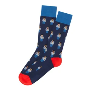 Chaussettes Homme Teddy in Paris Marine 1