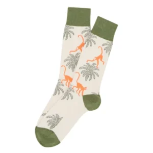 Chaussettes singe Beige 1