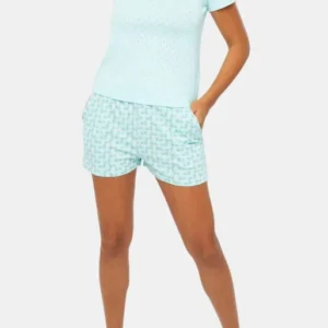 Tee-shirt Femme manches courtes Coton Bleu 5