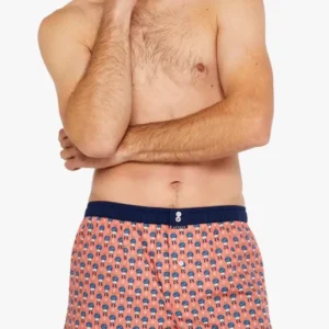 Caleçon avec suspensoir Homme Le Club n°1082 Orange 1
