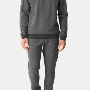 Pyjama long Femme Coton Gris 1
