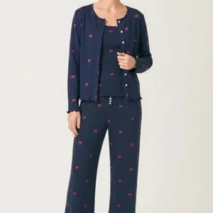 Set pyjama en pointelle de coton - Rosie