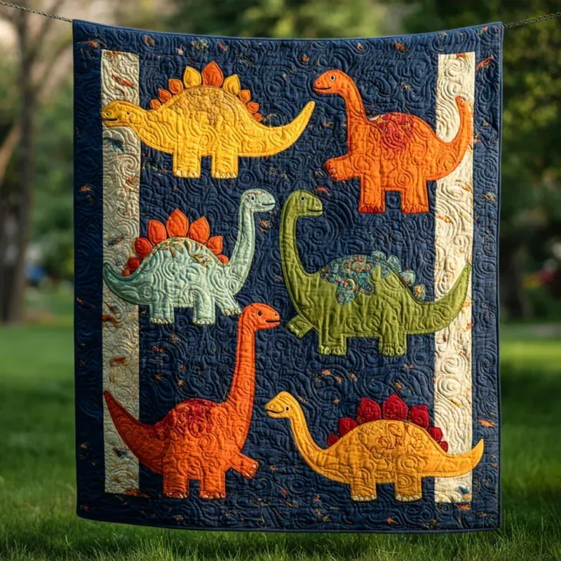 Ancient Giants Bamboo Quilt Blanket