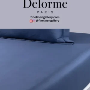 Apollon Fitted Sheet Outremer (Triomphe)