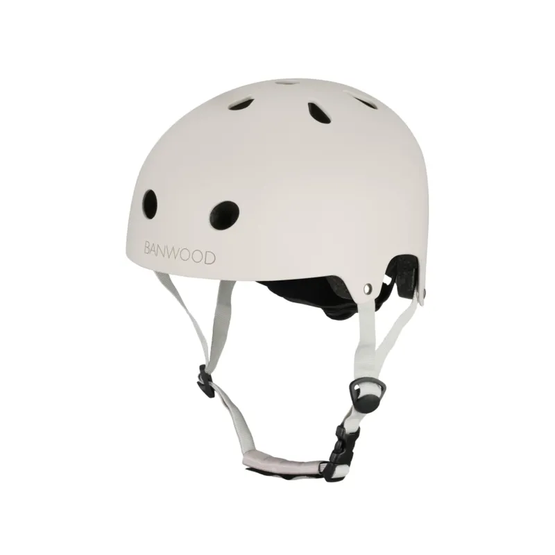 Ivory Eco Kids Bike Helmet - Banwood CPSC Certified Recycled ABS front view