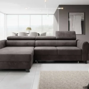 Designer Ecksofa Massimo mit Schlaf- und Klappfunktion