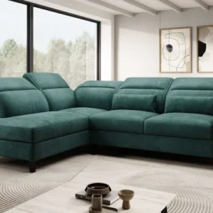 Designer Ecksofa Nobile mit verstellbarer Rückenlehne