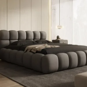 Designer Polsterbett Boston Stoff mit Stauraum