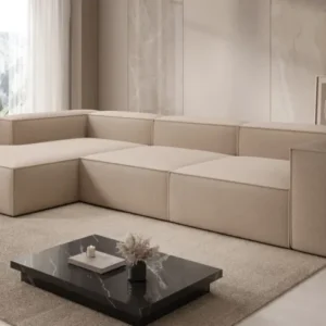 Designer Ecksofa Lesley in Bouclé