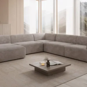 Designer Sofa Monza Wohnlandschaft U XXL in Cord