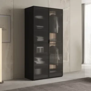 Moduro Arda – Design-Kleiderschrank mit geriffelter Glasfront