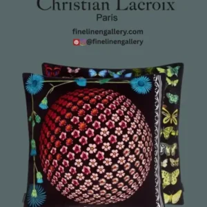 Cosmos Eden Multicolore Decorative Pillow - Palais Royal Linen Gallery