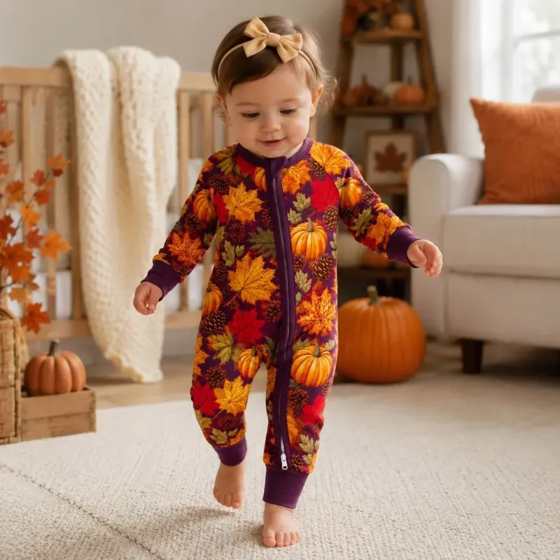 Cozy Autumn Journey Bamboo Convertible Zippy