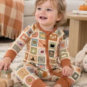 Cute Fall Halloween Stamps Bamboo Convertible Zippy