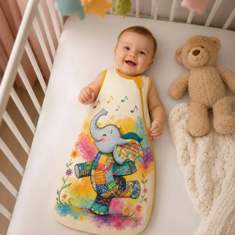Dancing Elephant Joy Bamboo Sleep Bag