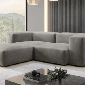 Designer Ecksofa Snug Mini in Samt