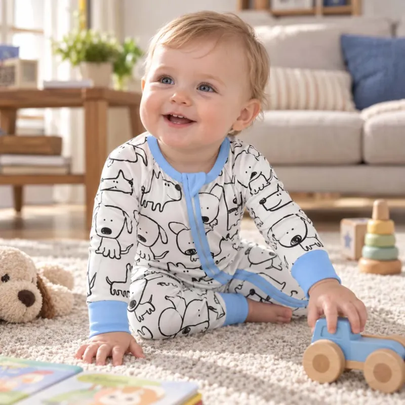 Doodle Dog Friends Bamboo Convertible Zippy