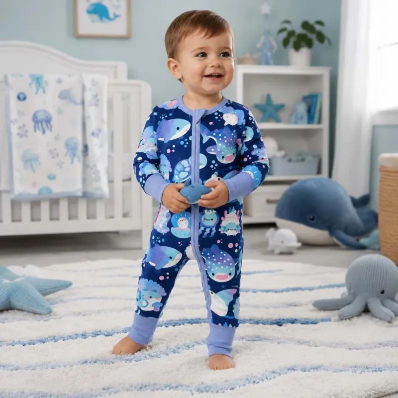 Dreamy Ocean Creatures Bamboo Convertible Zippy