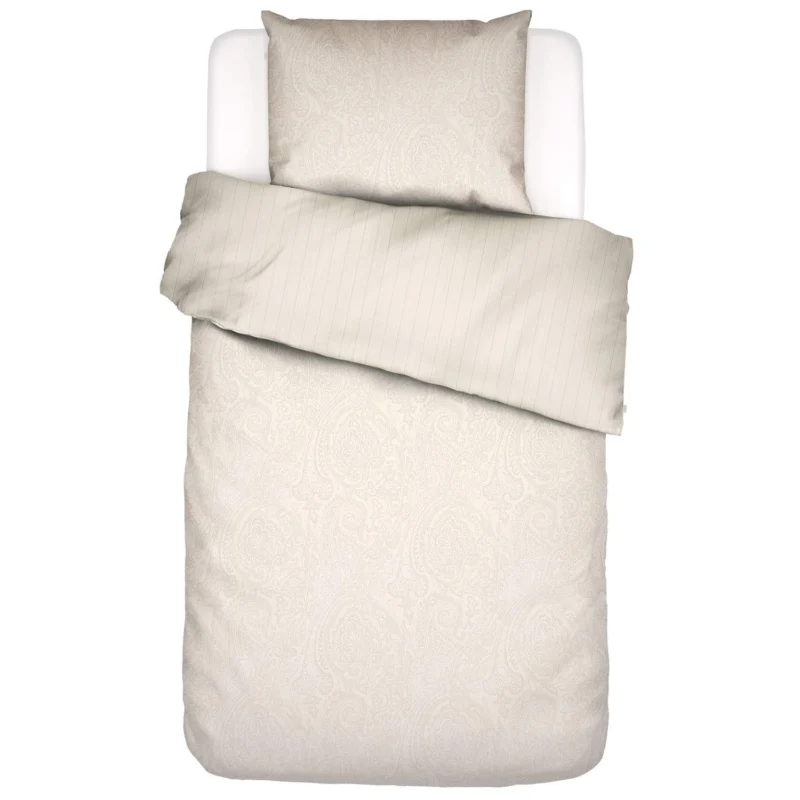 Essenza Fabrice Ivory Satin Bettwäschegarnitur