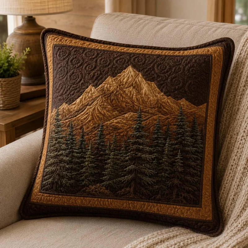 Evergreen Mist Bamboo Quilt Pillow Case