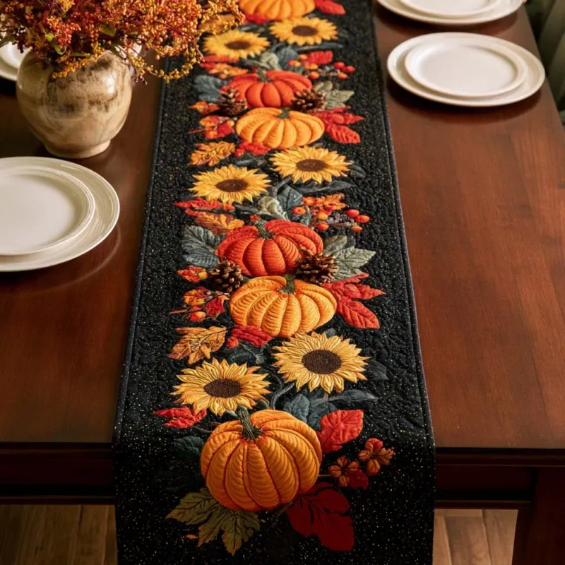 Fall Scenic Journey Quilt Table Runner