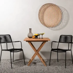 Garten Cafegruppe Elbe – 3-teiliges Gartenmöbel-Set 70x70 cm