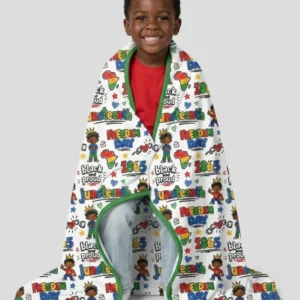 Juneteenth Black and Proud Bamboo Blanket