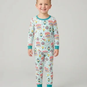 VBS Shining A Light On Who Jesus Really Is Bamboo Two Piece Long Sleeve Pajama Set