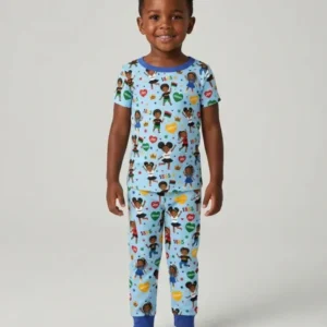 Celebrate Juneteenth Freedom Bamboo Two Piece Short Sleeve Pajama Set