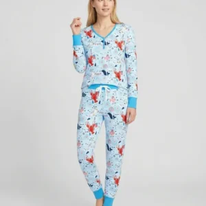 Celebrate 4th of July Family Matching Bamboo Women Pajama Set