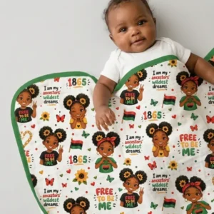 Juneteenth I am My Ancestors' Wildest Dream Bamboo Blanket