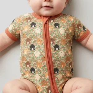 Puppy Garden Family Matching Bamboo Shorty Zippy